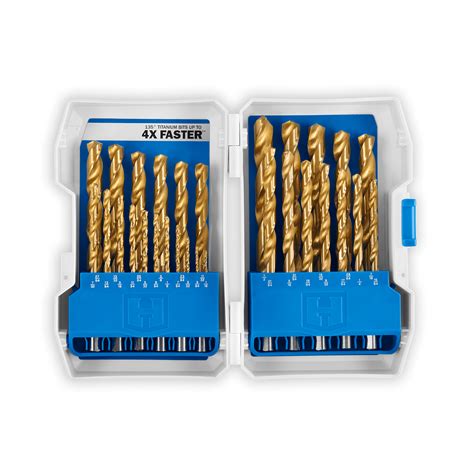 HART 21-Piece Titanium Drill Bit Set with Protective Storage Case I use the drill bit to drill a hole in wood and metal and show you how it did. . Hart drill bit set